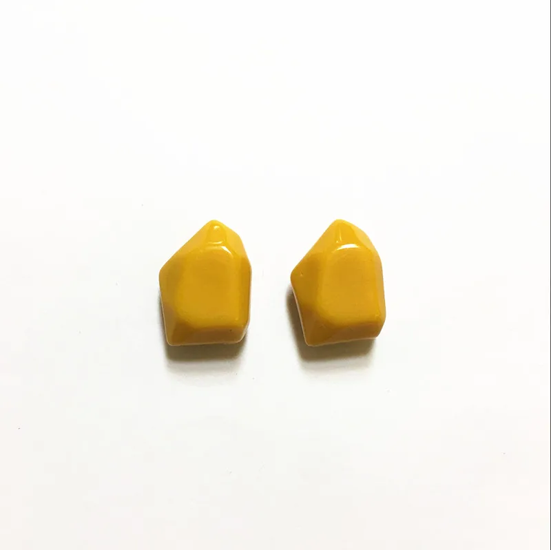 mustard yellow Новое поступление!(Выберите цвет) 19x14 мм 200 шт/партия акриловые бусины неправильной формы для изготовления ювелирных изделий ожерелье(дизайн как показано - Цвет: mustard yellow