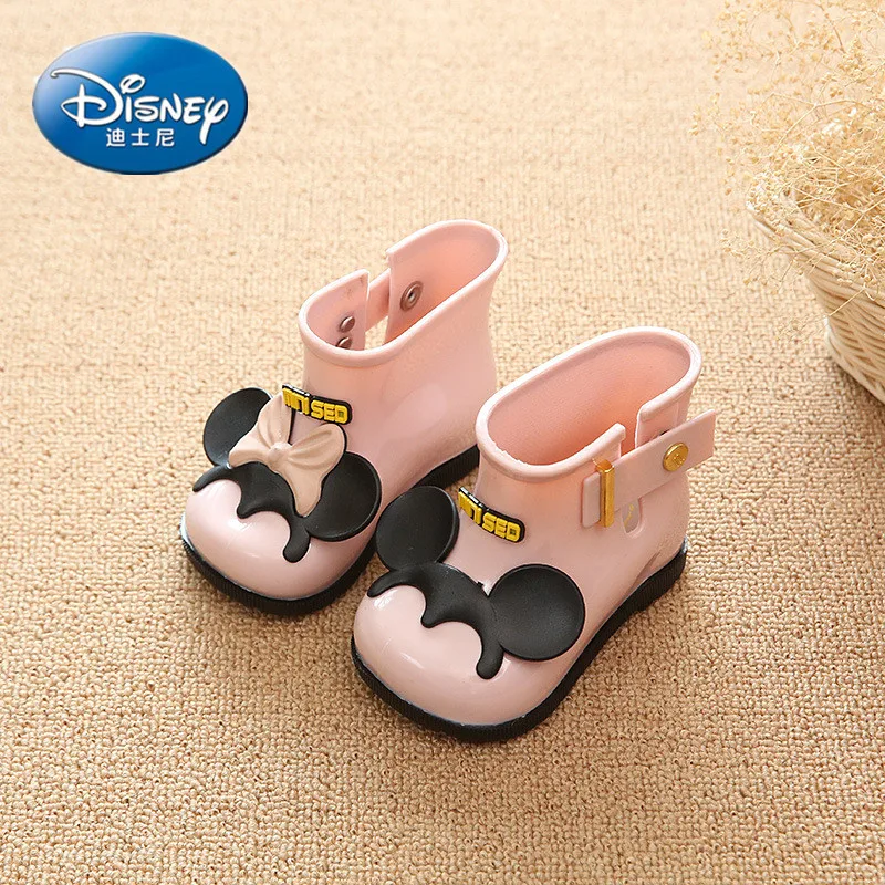 Disney Детский мультфильм Минни тапочки на нескользящей мягкой подошве дышащие