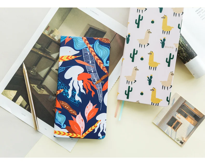 Weekly Plan Planner Journal A6 Organizer Agenda schedule Notebook Time Planning School Office Stationary Book Gift