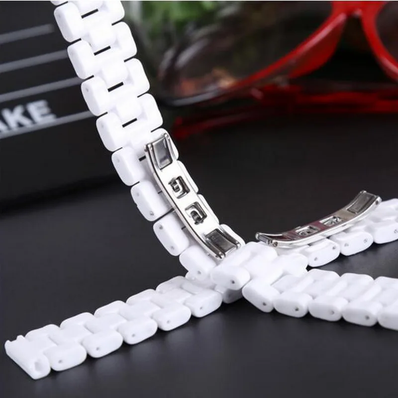 75% off керамический ремешок для часов женщин Малый Браслет Ремни наручных 14 мм 18