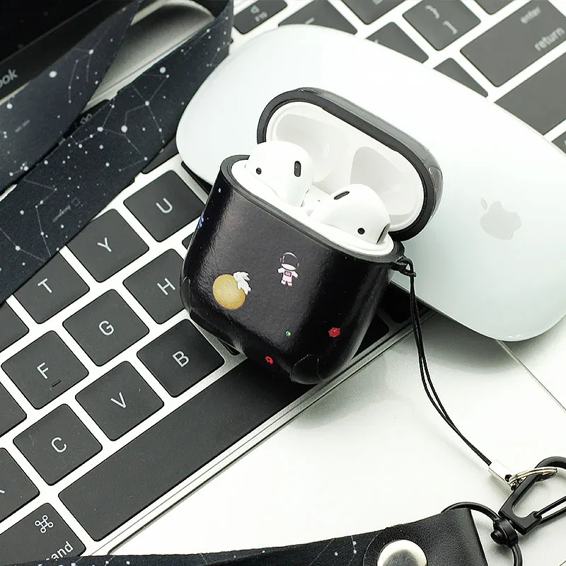 Airpods чехол противоударный Для Apple Bluetooth наушники роскошный бизнес Анти пыль