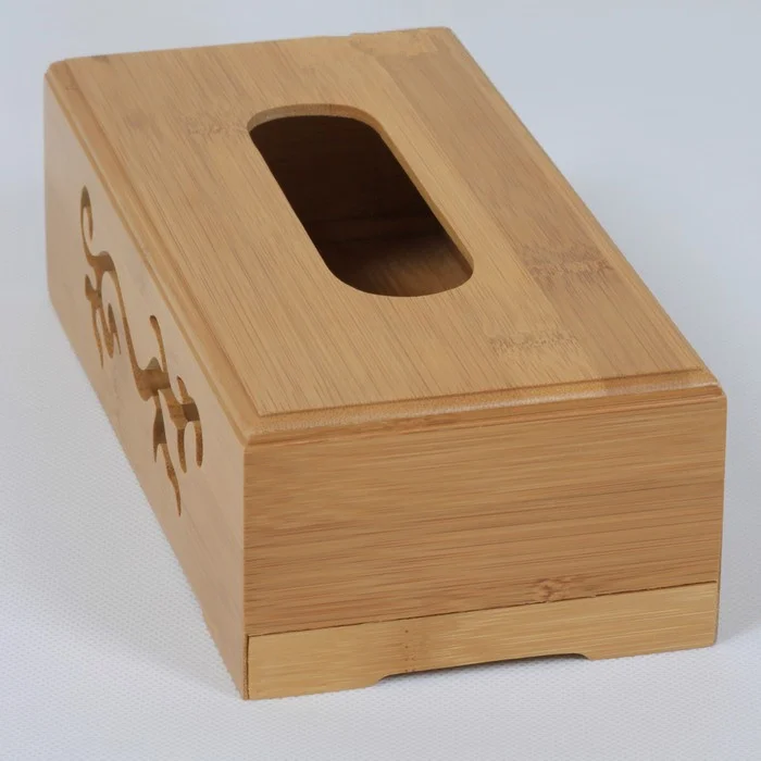 Деревенская бамбуковая коробка для салфеток деревянный ящик качественный Флип