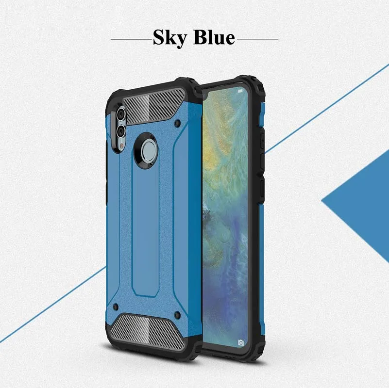 Sky Blue Tsimak чехол для huawei P Smart Y6 Y7 Pro Y9 Honor 10 Lite 8A наслаждаться фотоаппаратов моментальной печати 7 S 9 плюс чехол противоударный чехол для телефона Coque - Цвет: Sky Blue