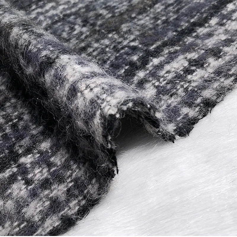 Лимитированный итальянский импорт цветная твидовая Ткань Альпака Morandi для