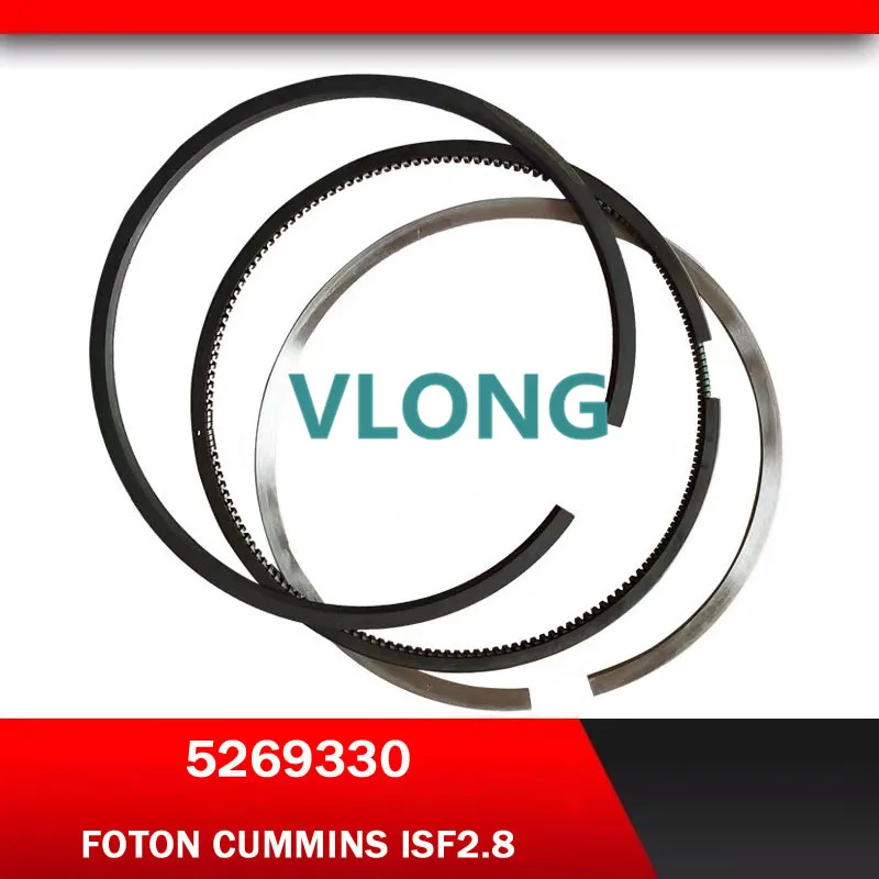 Поршневое кольцо для FOTON CUM/MINS ISF2.8 ISF3.8 двигатель 5269330 4976252 4976251|Поршни кольца валы и