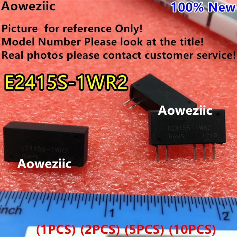 

Aoweziic (1PCS) (2PCS) (5PCS) (10PCS) E2415S-1WR2 New Original SMD Input: 24V Dual Output: +15V 0.03A,-15V -0.03A 3KV Isolate
