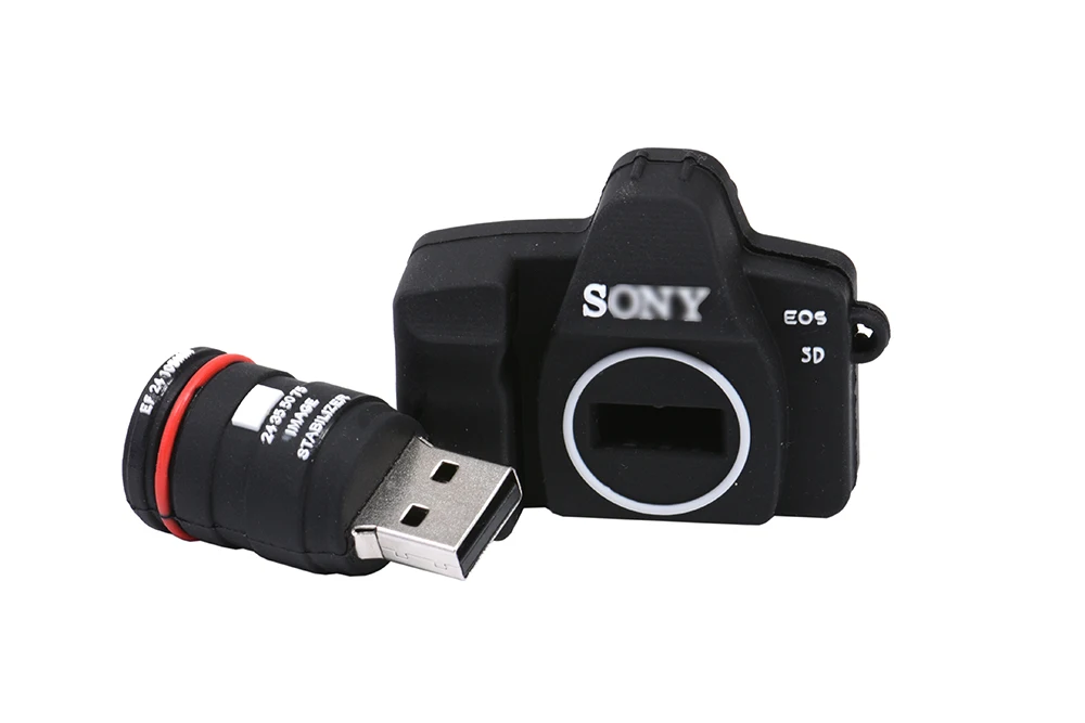 JASTER логотип цифровой один объектив рефлекс usb флэш-накопитель камера Флешка 8 Гб 16 Гб силиконовая Флешка memory stick Gigt