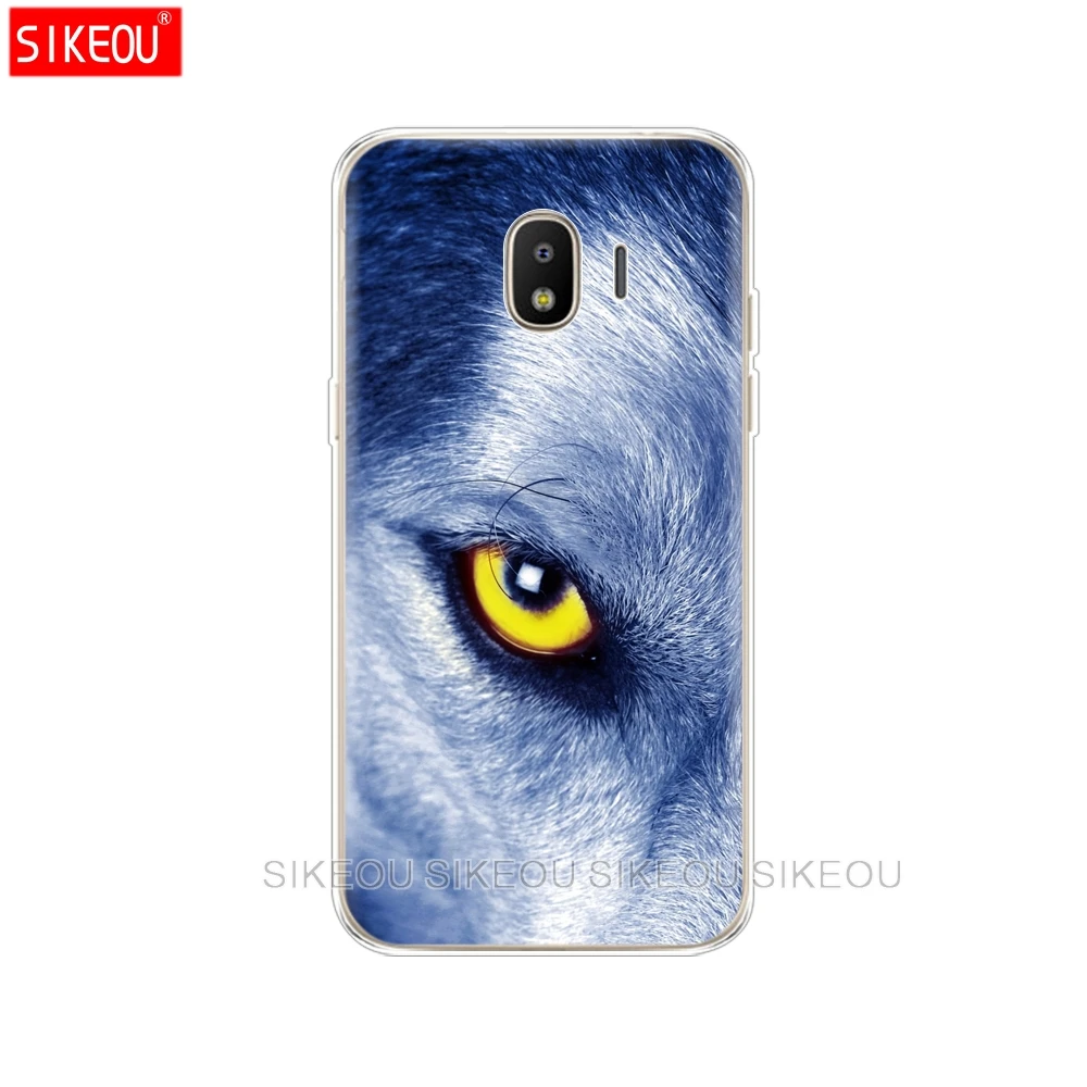 Силиконовый чехол для телефона Samsung Galaxy J3 J5 J7 2017 J330 J530 J730 PRO j2 2018 Dark Night Wolf |