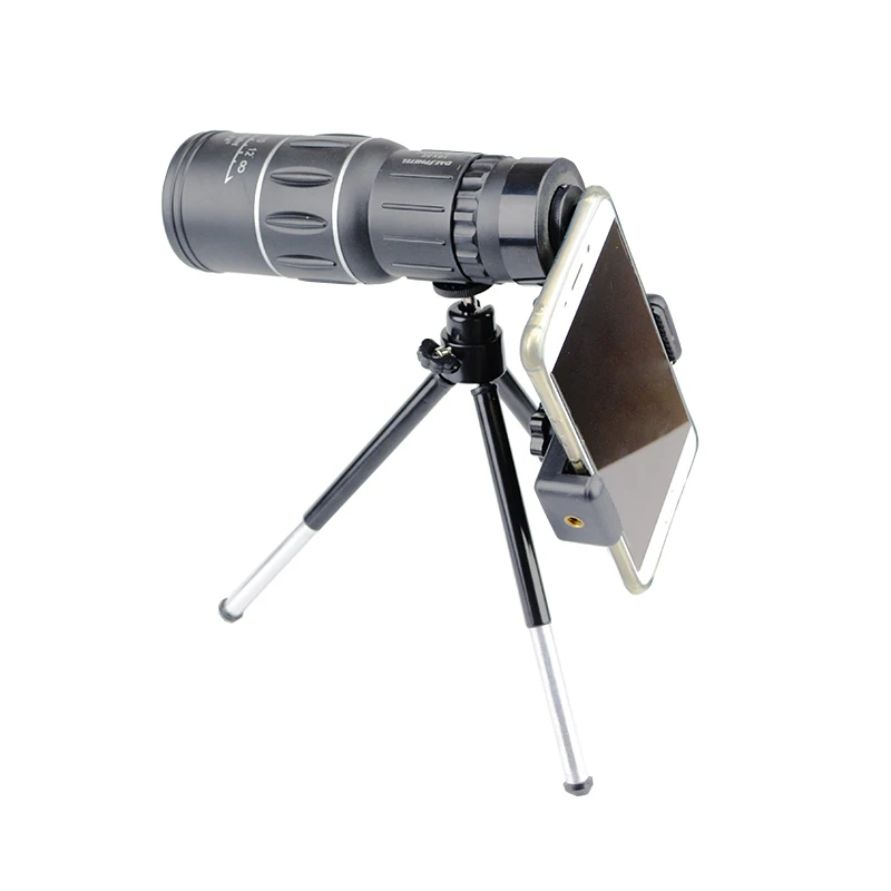 16x52 Двойной фокус Монокуляр Зрительная телескоп зум-оптический бинокли с линзами