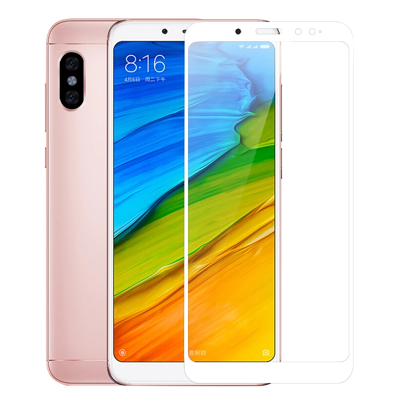 Защитное стекло для Xiaomi Redmi Note 5 полное покрытие армированное закаленное Xiomi Note5 Pro