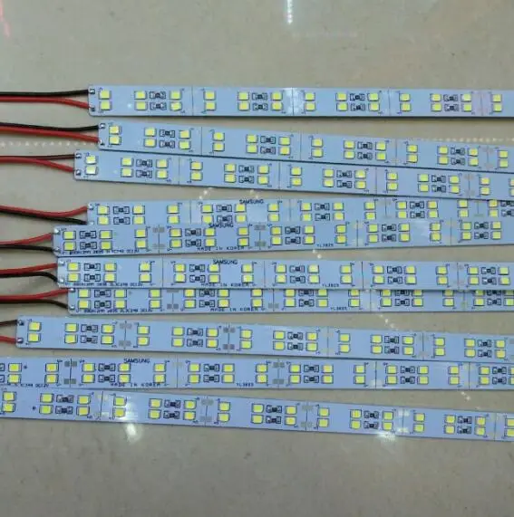 Адвокатского сословия СИД светильник 2835 0,5 м 72led/за штуку жесткий адвокатского сословия СИД светильник двойная линия 12В СИД полоса жесткая светильник
