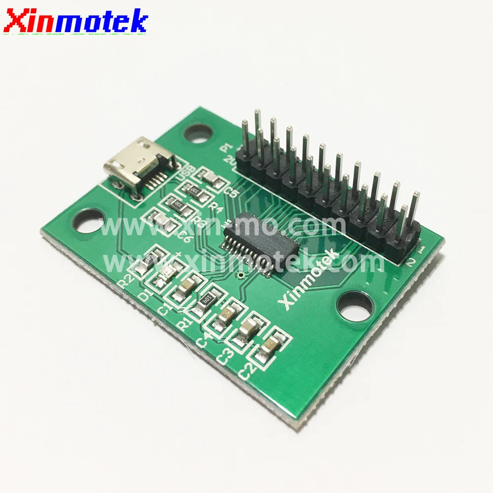 Xinmotek XM-08 один плеер аркадная игра контроллер для PS3 ПК Android Raspberry Pi, Нулевая задержка USB энкодер, JAMMA MAME машина