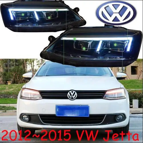 hid xenon headlight 2 шт. Тюнинг автомобилей фары для JettaMK6 фары sagitar 2012 2013 светодиодный DRL ходовые огни биксеноновый луч противотуманные фары - Цвет: hid xenon headlight