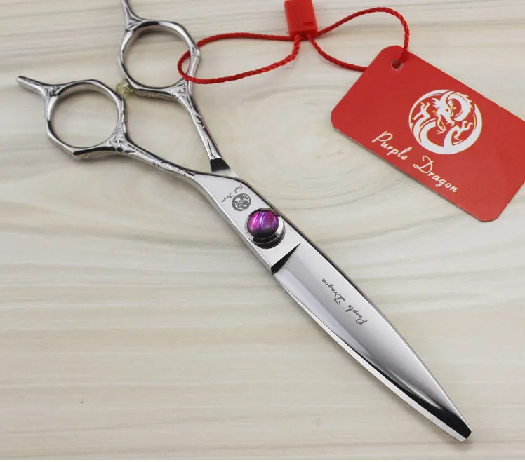 16 см парикмахерская плоским серебряный правой рукой ножницы из нержавеющей