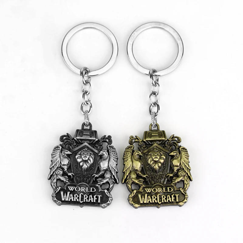 Игровой держатель для ключей World Of Warcraft The Alliance автомобильный брелок из сплава с