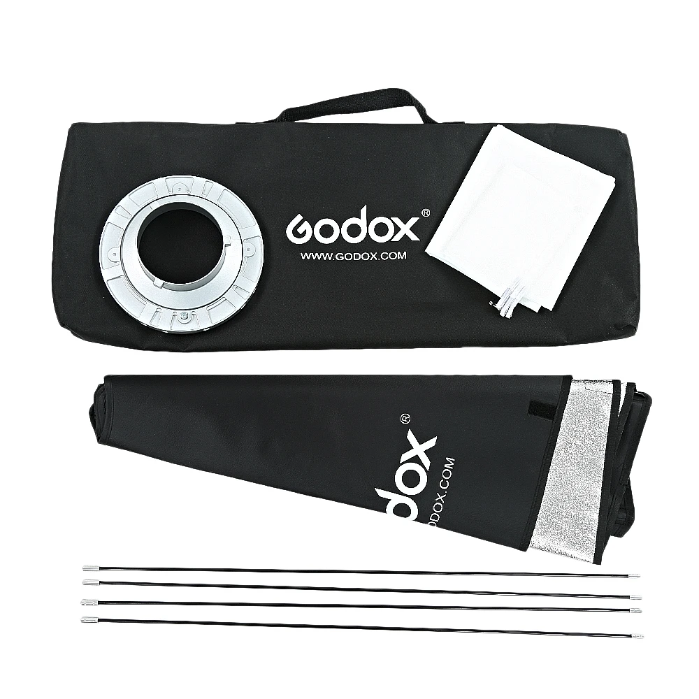 Софтбокс Godox 35x160 см портативный прямоугольный студийный стробоскоп 14 &quotx 63&quot с