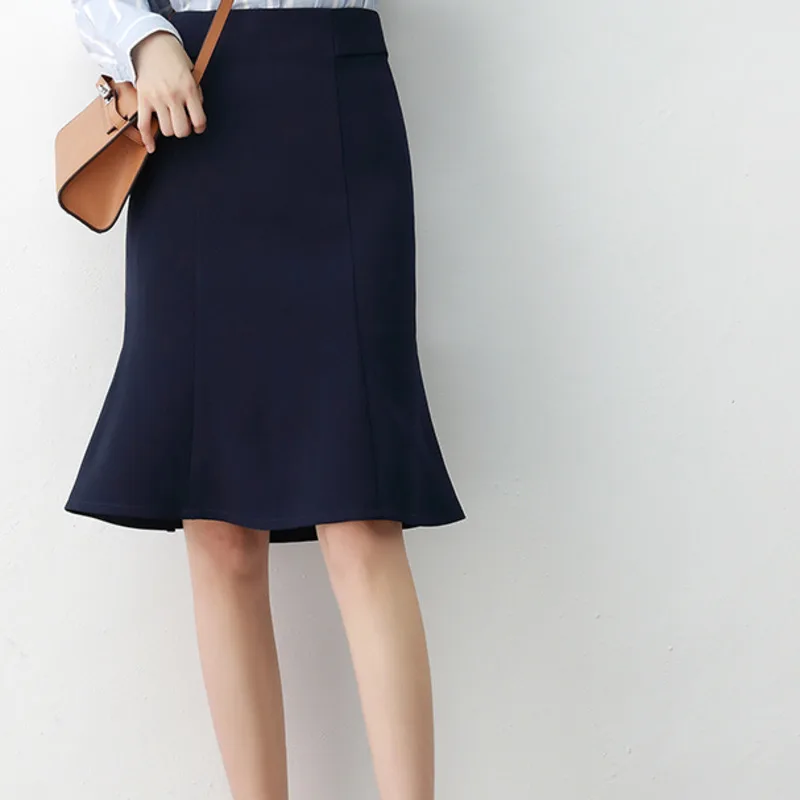 Женская облегающая юбка-карандаш в Корейском стиле с высокой талией на лето и