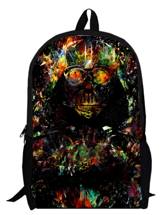 Рюкзак с принтом Звездные войны аниме Дарт Вейдер атака Клонов женские школьные