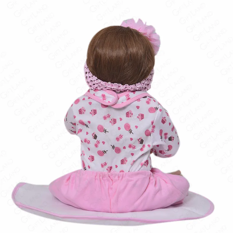 Reborn Детская кукла Bebe полная силиконовая девочка игрушка Реалистичная