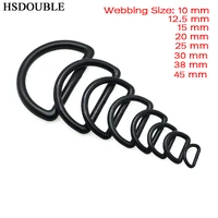 plastic d ring buckles webbing size 10mm 12mm 15mm 20mm 25mm 30mm 38mm 45mm black