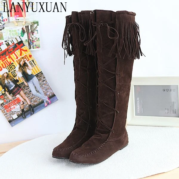 Летние Стильные женские ботфорты до бедра; femininas; botas masculina zapatos botines mujer chaussure femme; обувь; 07