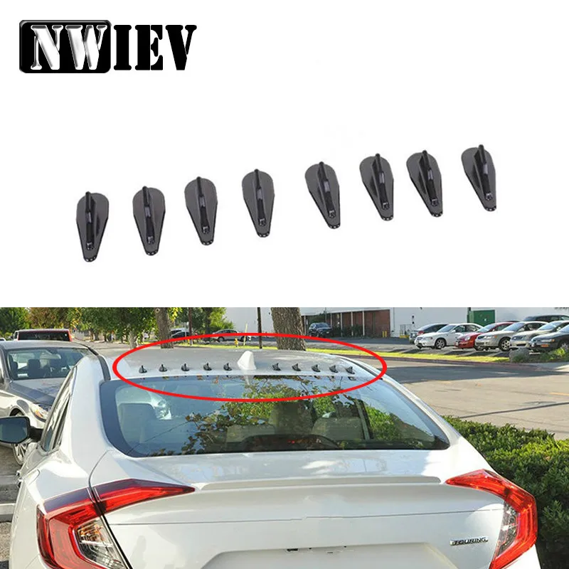 NWIEV Авто крыша автомобиля Акула плавники спойлер крыло для Volvo S60 V70 XC90 Ford Ranger Mondeo Mk4