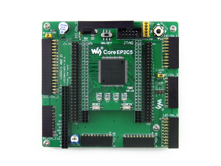 Циклонная плата Altera EP2C5 EP2C5T144C8N ALTERA Cyclone II FPGA макетная + 19 комплектов аксессуаров =