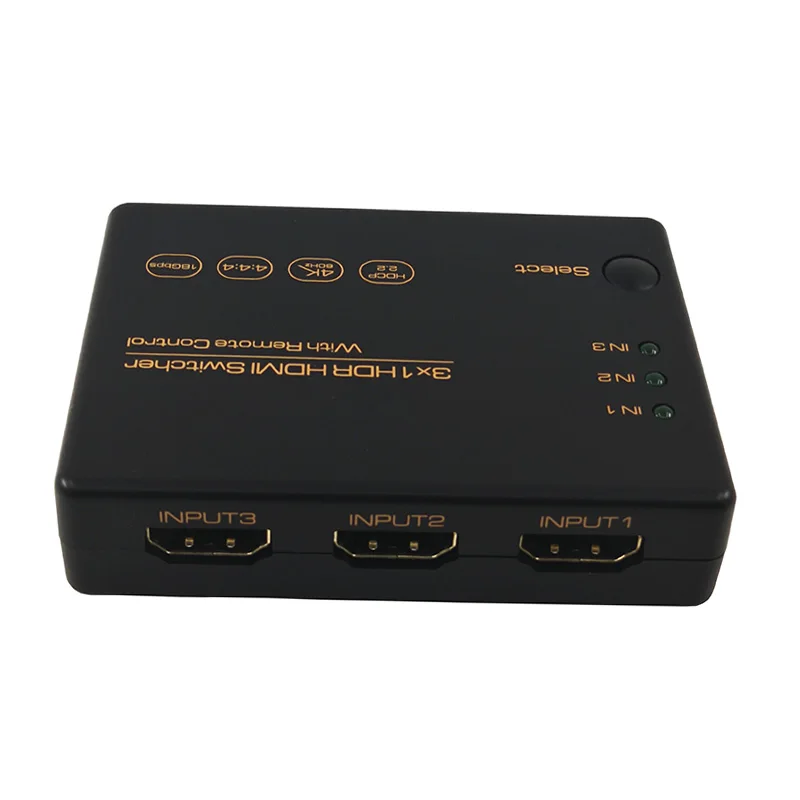 3-портовый HDR HD переключатель HDCP 2 4K 60 Гц 3 входа 1 выход порта Переключатель