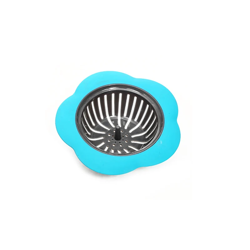 style 3 blue Фильтр для кухонной раковины, экран для слива на пол, фиксатор для волос, для ванной комнаты, для рук, для раковины, затычка для ванны, ситечко для раковины, крышка, Аксессуары для инструментов - Цвет: style 3 blue
