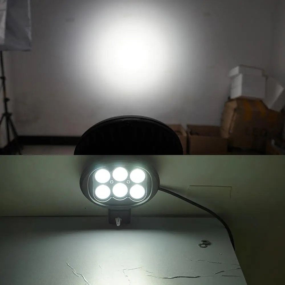 

45W Led Work Light Oval 12V Led Driving Light Flood Beam Offroad Lamp for Tractor Off-road Truck 4X4 Automobiles 4WD 24V Motor
