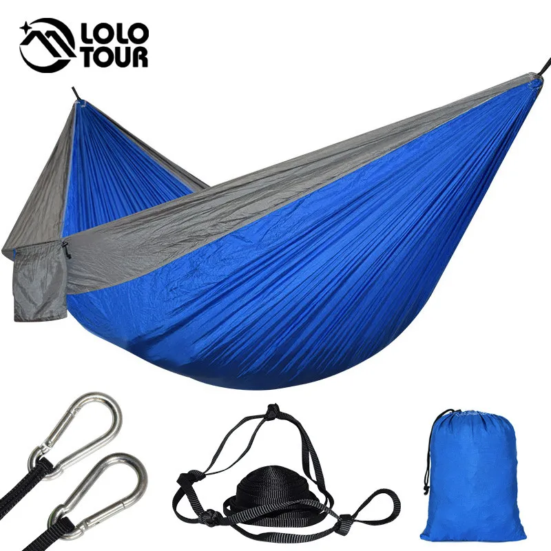 Большой размер 2 человек парашют гамак палатка портативный Открытый выживания