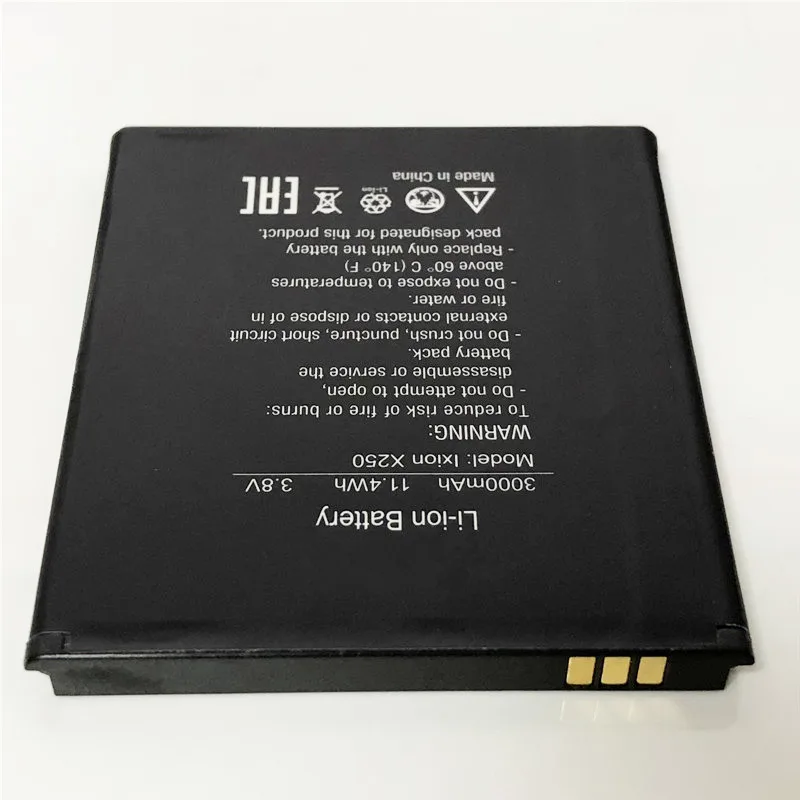 3,8 V 3000mAh для аккумулятора DEXP Ixion X250 OctaVa