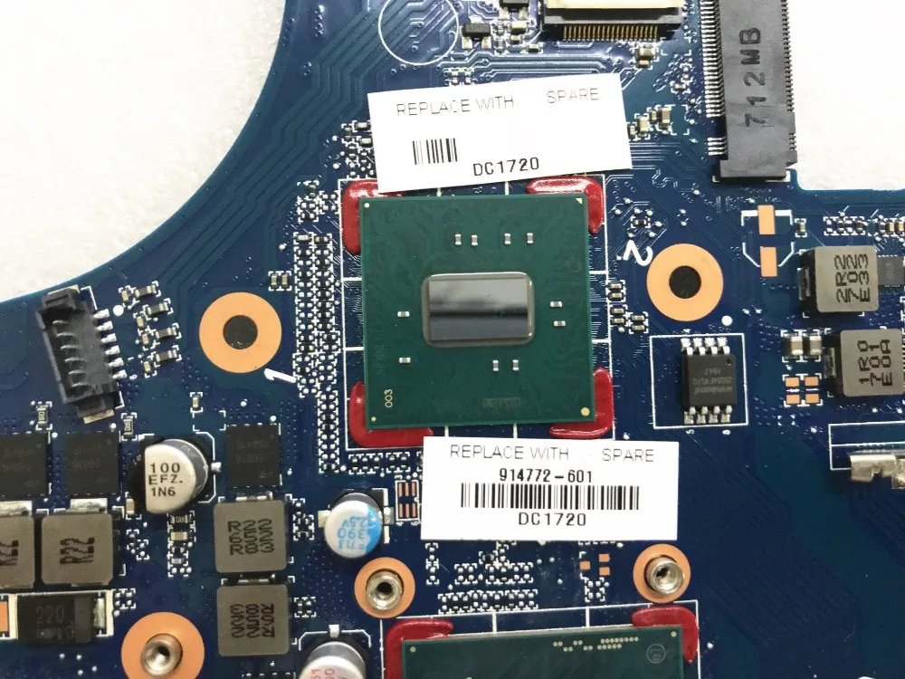Материнская плата для ноутбука hp Pavilion 15-AX 15-BC 15T-BC 914772-601 914772-001 GTX1050 4 Гб i7-7700HQ протестированная материнская плата DAG35DMBAD0