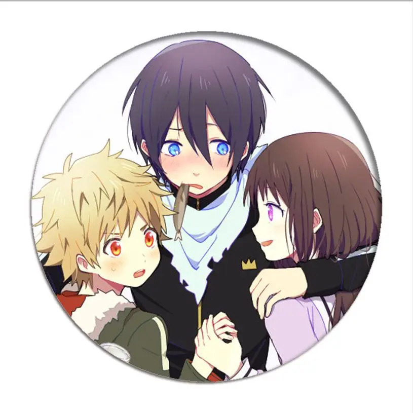 Fashion Anime Noragami Yukine Cosplay Badge Aragoto Yato Brooch Pins Iki Hiyori Collection Badges for Backpacks |