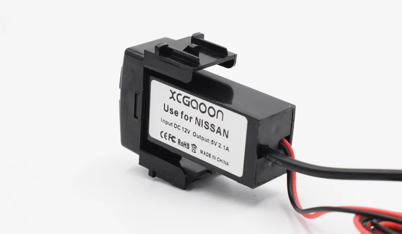 XCGaoon специальный 5 в 2.1A Автомобильный USB интерфейс разъем зарядное устройство адаптер и USB аудио вход Разъем для NISSAN