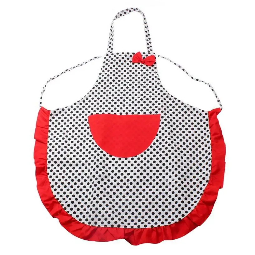 Женские фартуки kawaii dot bow в винтажном стиле chef grembiule avental de cozinha Fun 30|apron hanger|apron