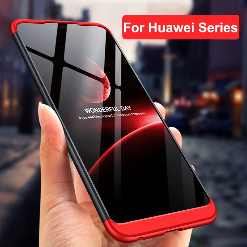 Чехол GKK для Huawei honor 8X 7X 6X чехол Honor 8A 9 10 lite P Smart 2019 с полной защитой на 360 градусов Max