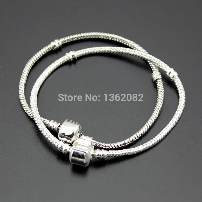 Оптовая продажа 12 шт. браслет змея цепочка с цилиндрической застежкой