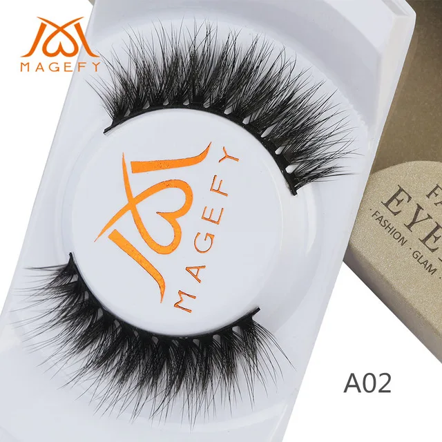 50 pairs A02 50 пар/лот,, накладные ресницы из искусственной норки, накладные ресницы ручной работы, 3D норковые ресницы, накладные ресницы, макияж, cilios - Цвет: 50 pairs A02