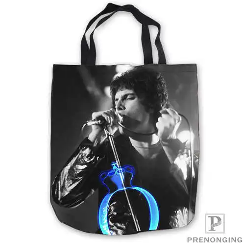 Пользовательские холст queen band ToteBags ручная сумка для покупок Повседневная пляжная