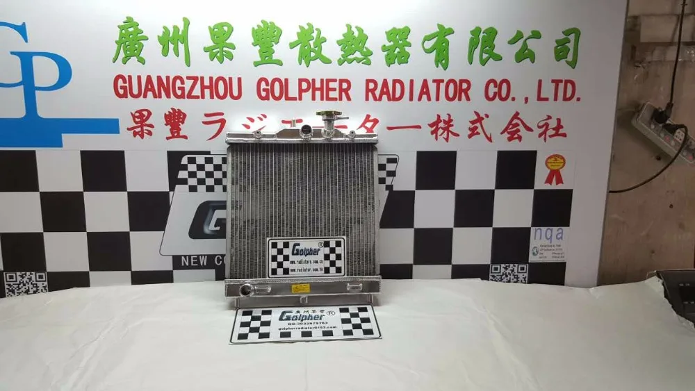 Алюминиевый радиатор Golpher Performance на заказ для ALTO/SWIFT/WAGON R M13A 2000 2004|radiator|radiator aluminium |