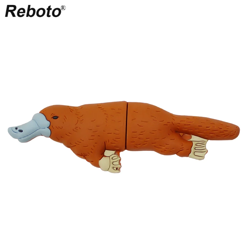 Retobo USB 2,0 мультяшный платипус USB флеш-накопитель 64 ГБ 32 ГБ флеш-накопитель Мини U диск 4 ГБ 8 ГБ 16 ГБ карта памяти