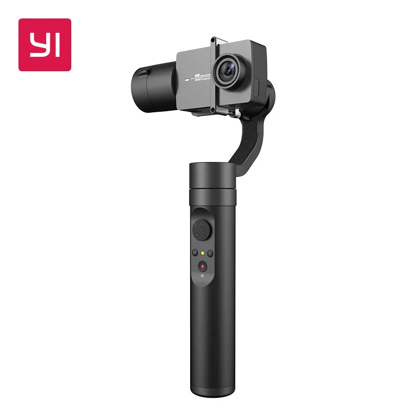 Yi Action Gimbal 3 оси 4 режима Bluetooth Управление 6 8 часов Батарея Ручной Стабилизатор для К