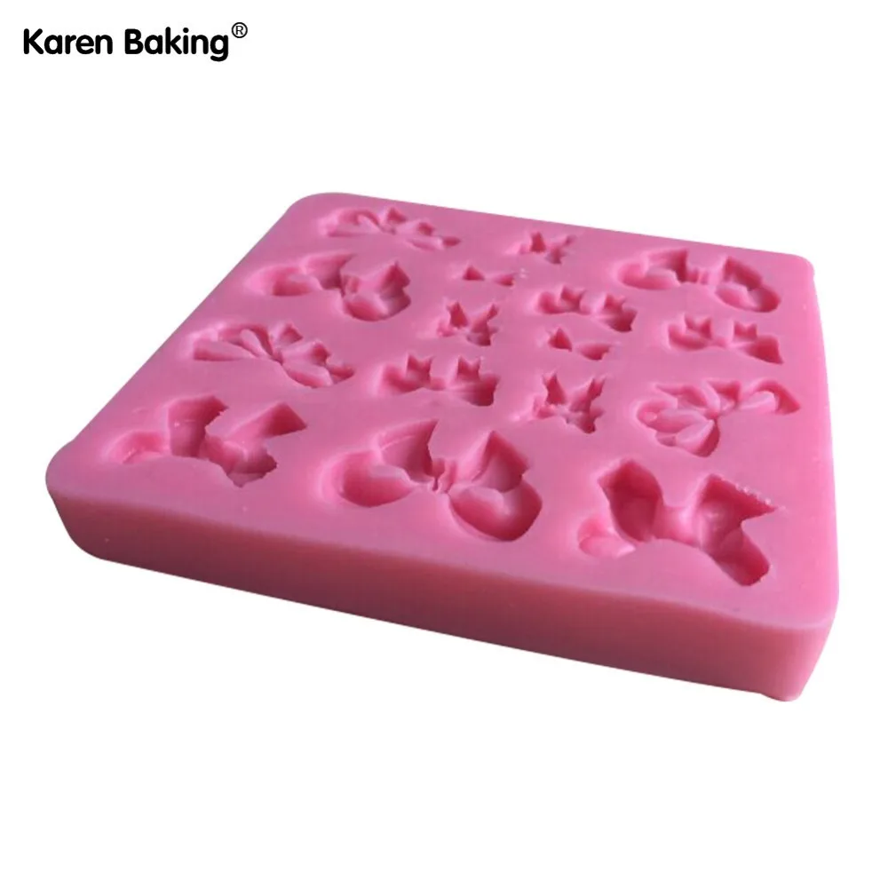 3D силиконовые формы бабочек для мыла конфет шоколада льда торта-C029 | Дом и сад