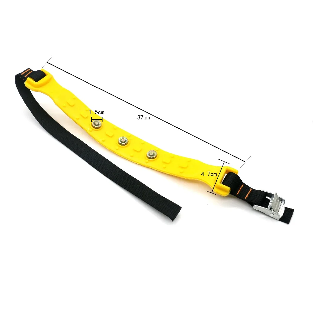 Новые 10 шт./лот 37x4.7 см Автомобильные цепи для снега на шины из говяжьего сухожилия для колес Фургона Антискользящие TPU DHL Быстрая доставка.