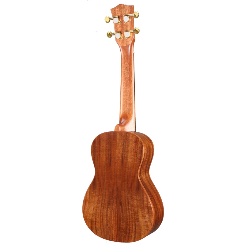 Полностью Sapele 23 дюйма Маленькая деревянная гитара с закрытой ручкой 4 струны 18