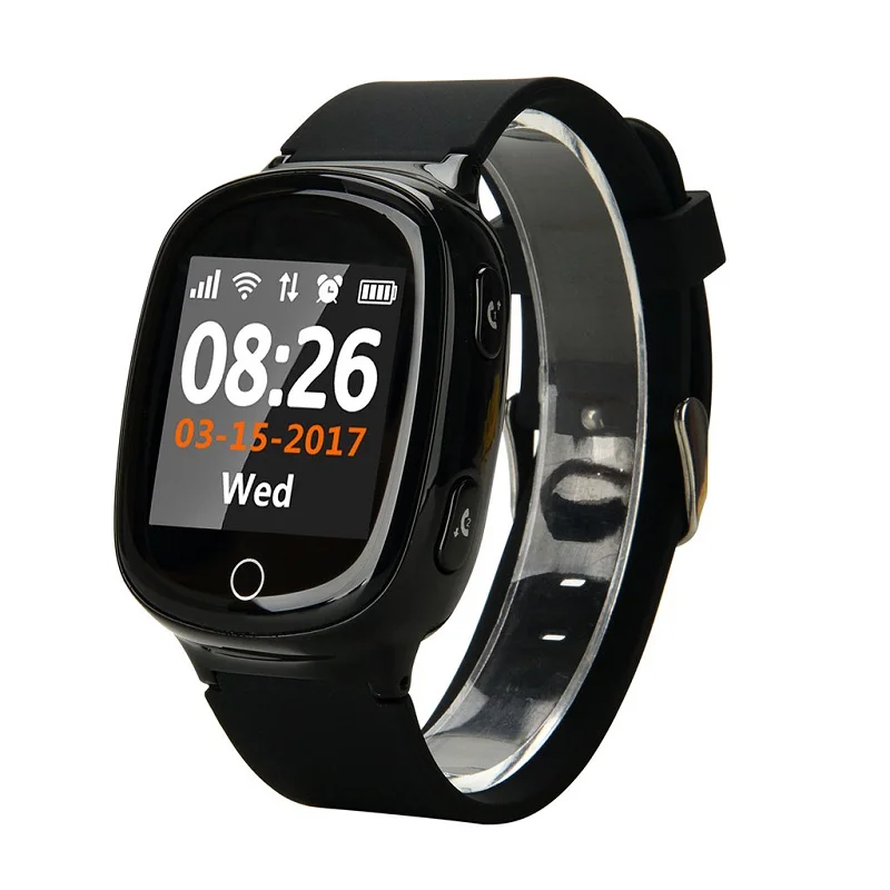 Умные часы GPS трекер пульсометр D100 3G LBS WIFI позиционирование двухстороннее радио