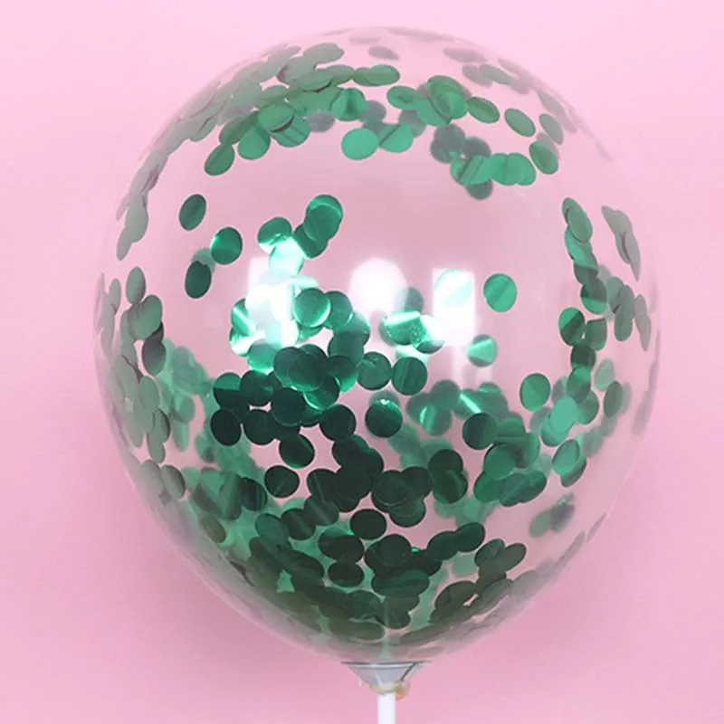 10Pcs balloon 10 шт Прозрачные Шары конфетти далд звезда баллон из гелий детский душ балон надувной шар День рождения деко взрослый Свадебный шар - Цвет: 10Pcs balloon