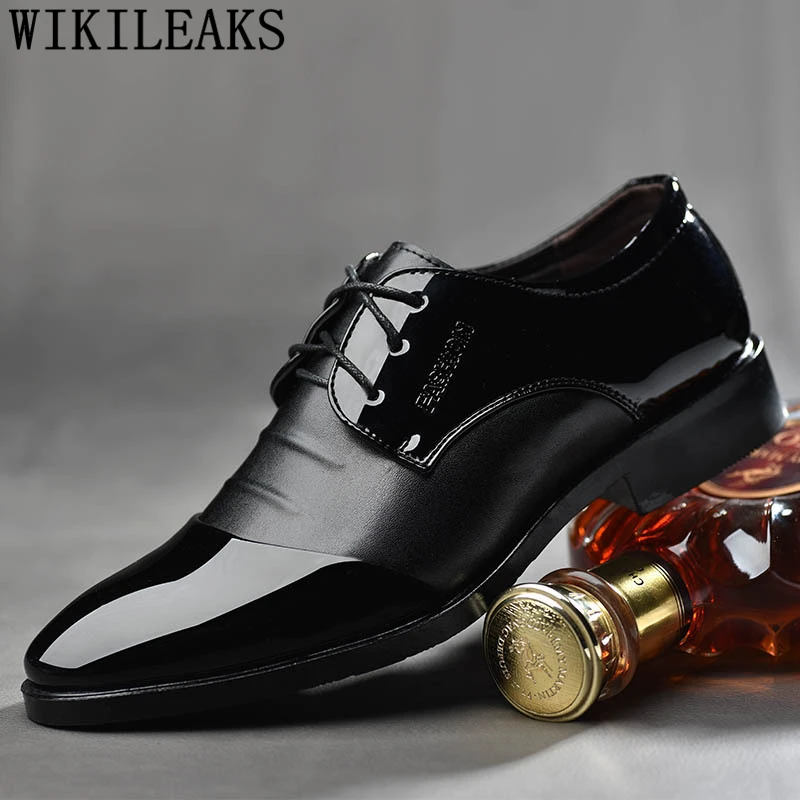 Итальянские мужские офисные туфли кожаные парикмахерские классические