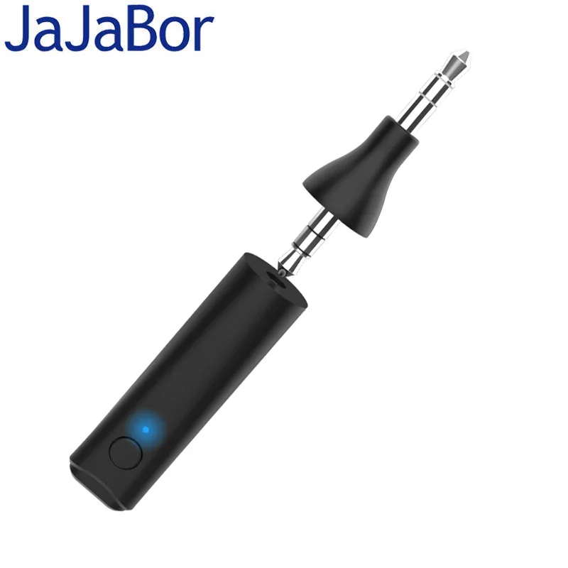 Автомобильный комплект jajabor с Bluetooth Handsfre 3,5 мм AUX аудио разъем A2DP беспроводной Bluetooth 5,0 музыкальный приемник адаптер пара с 2 телефонами